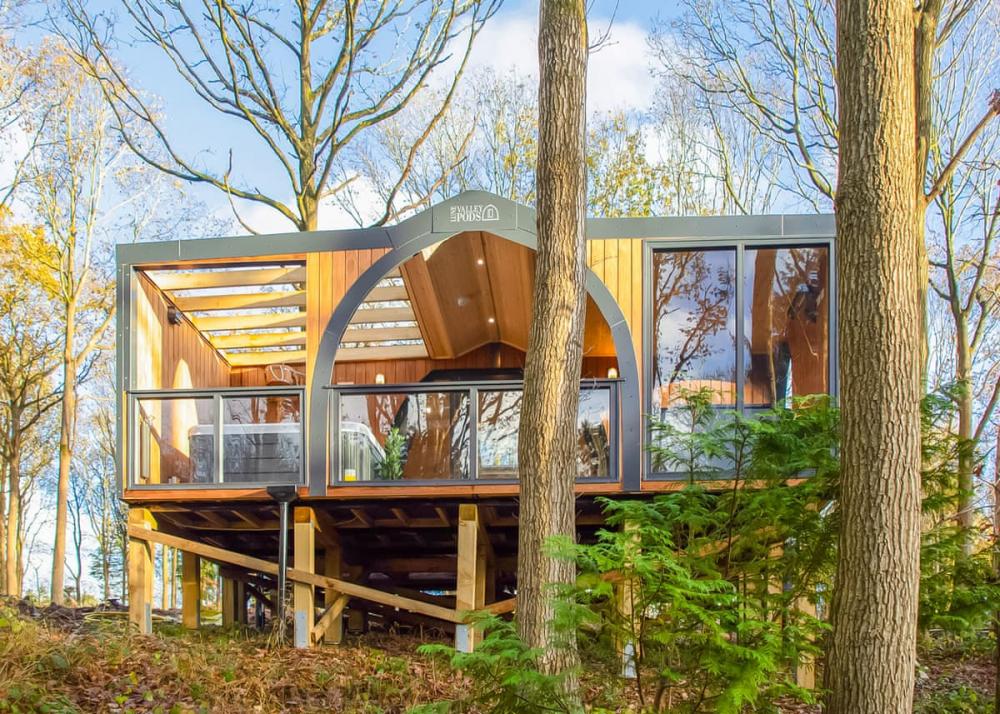 Romantic Woodland Treehouse with Hot Tub